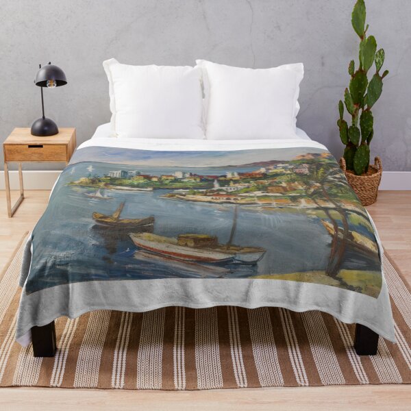 Item preview, Andre Bauchant - Monaco - Naïve Art (Primitivism) By Andre Bauchant - Poster designed and sold by LILLIANSTRANGEy.