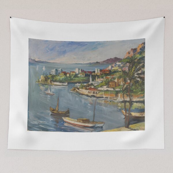 Item preview, Andre Bauchant - Monaco - Naïve Art (Primitivism) By Andre Bauchant -  Poster designed and sold by LILLIANSTRANGEy.