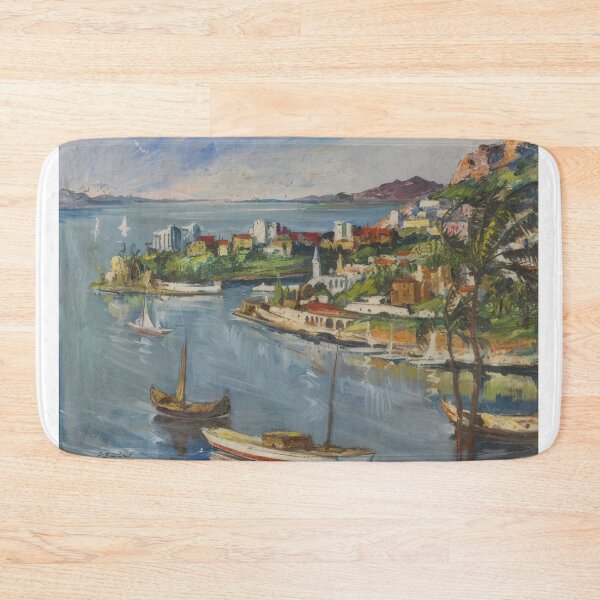 Item preview, Andre Bauchant - Monaco - Naïve Art (Primitivism) By Andre Bauchant -  Poster designed and sold by LILLIANSTRANGEy.