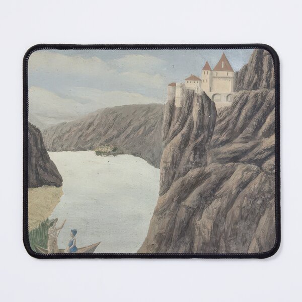 Item preview, Andre Bauchant - Paysage montagneux - Naïve Art (Primitivism) By Andre Bauchant -  Poster designed and sold by LILLIANSTRANGEy.