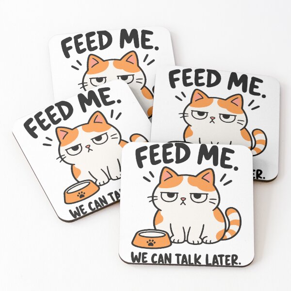 Item preview, Hungry Calico Cat designed and sold by DesingsTR.