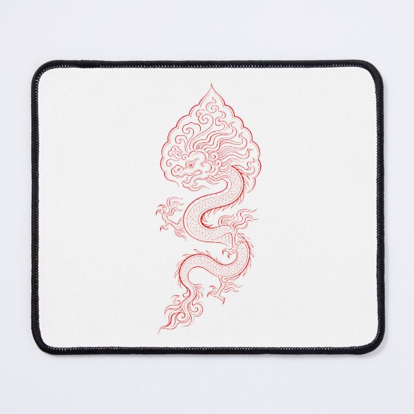 Item preview, Traditional Crimson Dragon Vietnamese Dragon - Ly Dynasty Art designed and sold by Rising Drake.