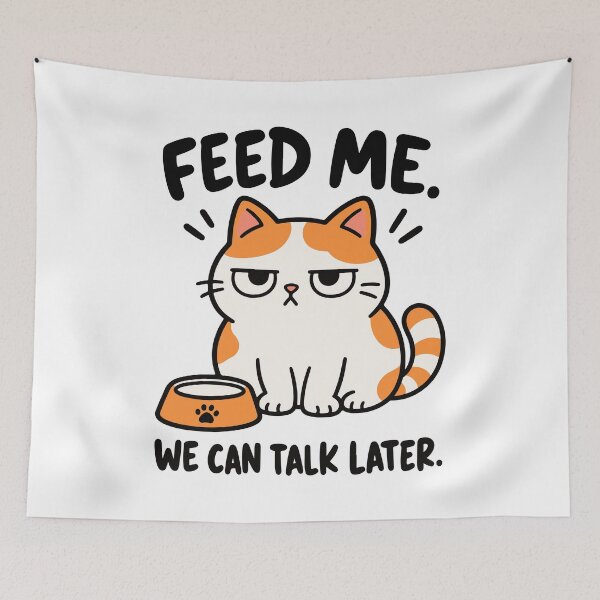 Item preview, Hungry Calico Cat designed and sold by MewMade.