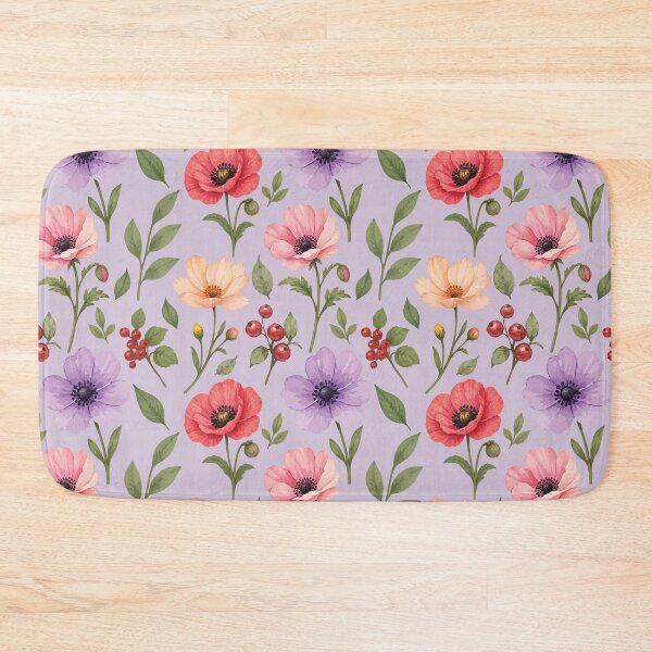 Item preview, Colorful Wildflower Botanical Pattern – Vintage Floral Print 4 designed and sold by SimplePoDesign.