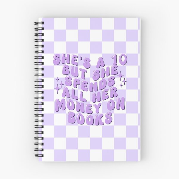 Item preview,  She’s a 10 but a bookworm purple  designed and sold by Aakanksha97.