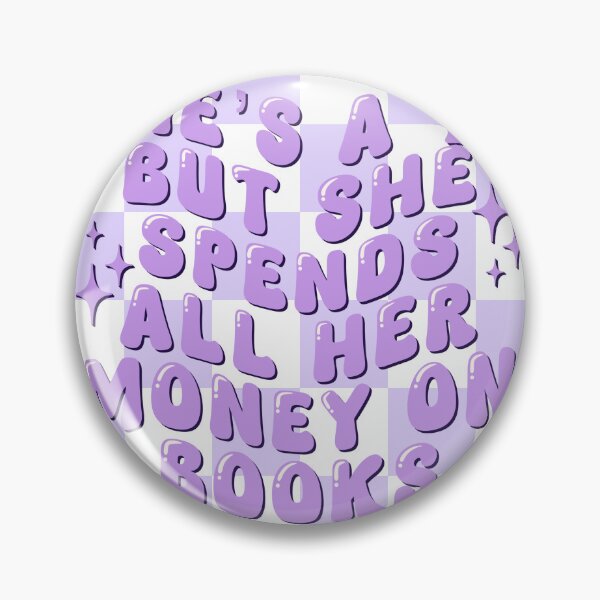 Item preview,  She’s a 10 but a bookworm purple  designed and sold by Aakanksha97.