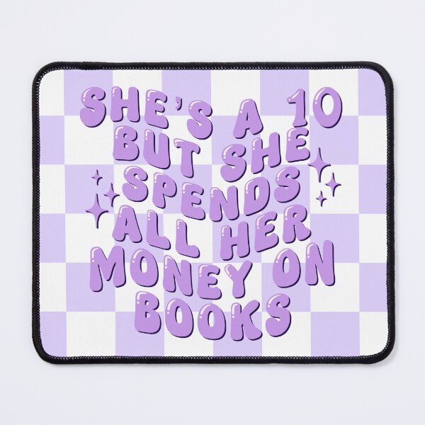 Item preview, She’s a 10 but a bookworm purple designed and sold by Aakanksha97.