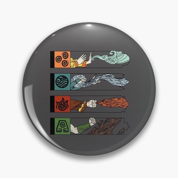 Item preview, Avatar The Last Airbender Four Elements Bending Art designed and sold by Manga Mouth Piece .