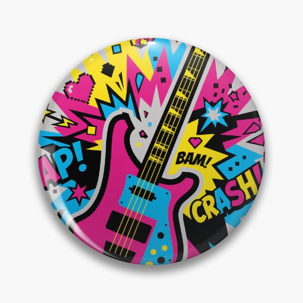Artikelvorschau, Pop-Art-E-Gitarren-Crash entworfen und verkauft von KeremYurtseven.