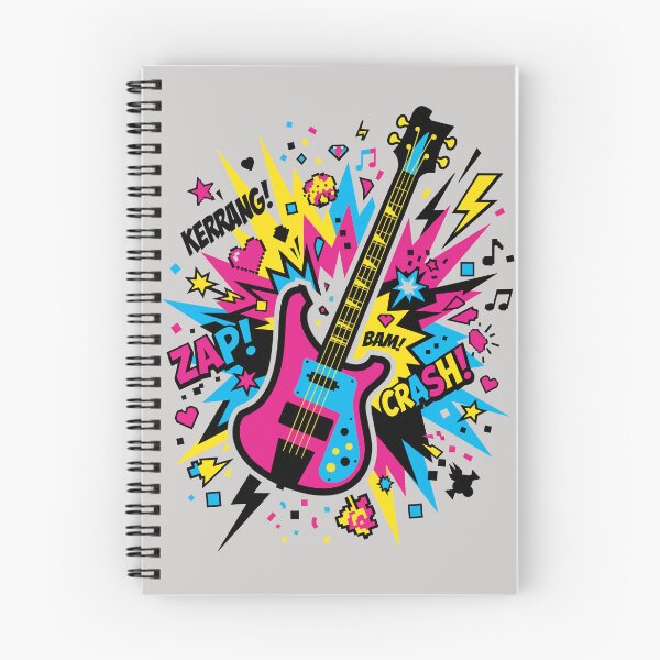 Item preview, Pop Art Electric Guitar Crash designed and sold by KeremYurtseven.