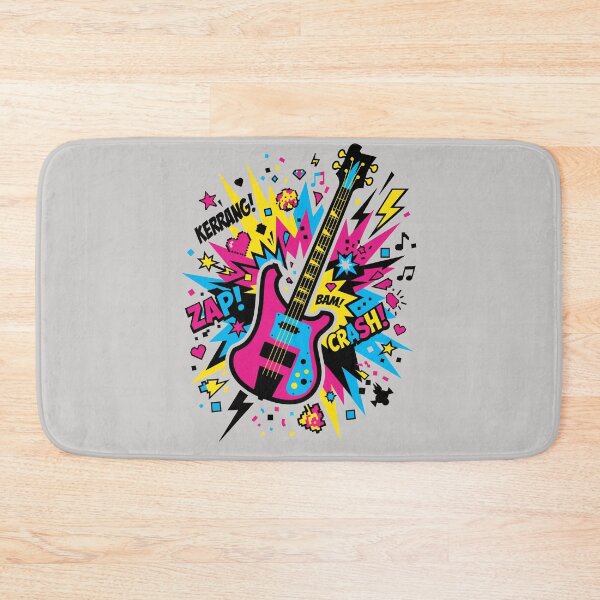 Item preview, Pop Art Electric Guitar Crash designed and sold by KeremYurtseven.