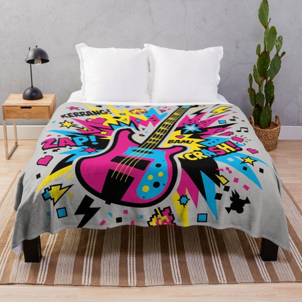 Item preview, Pop Art Electric Guitar Crash designed and sold by KeremYurtseven.