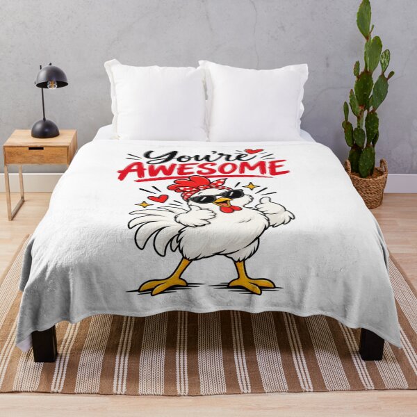 Item preview, You’re Awesome Chicken Cheerleader designed and sold by Side Quest Co..