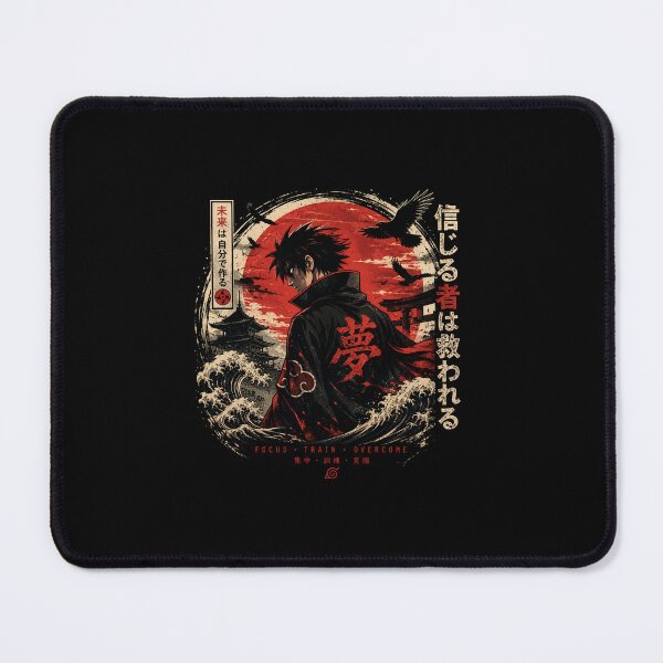 Item preview, Anime Samurai Warrior – Focus Train Overcome Japanese Inspired Art designed and sold by DESPOT07.