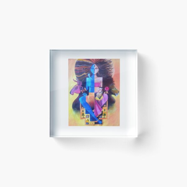 Item preview, Shiv-Shakti Modern Art designed and sold by Sakshipaintings.