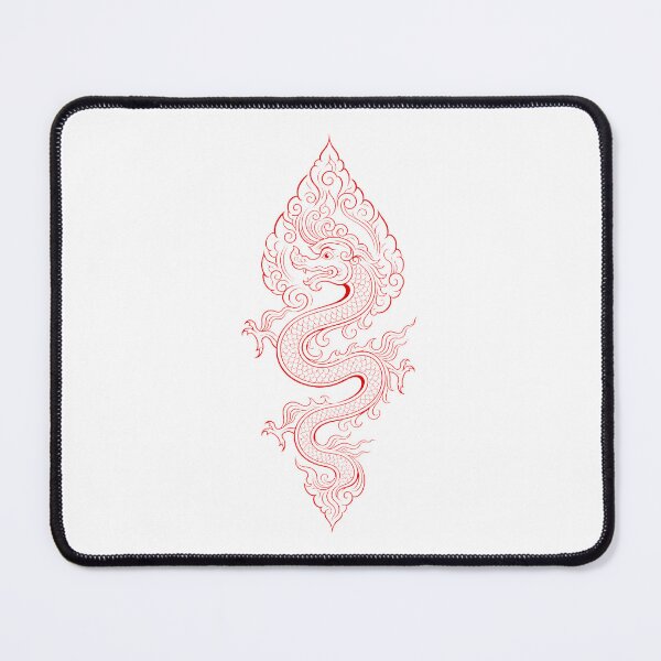 Item preview, Traditional Crimson Dragon Vietnamese Dragon - Ly Dynasty Art designed and sold by Rising Drake.
