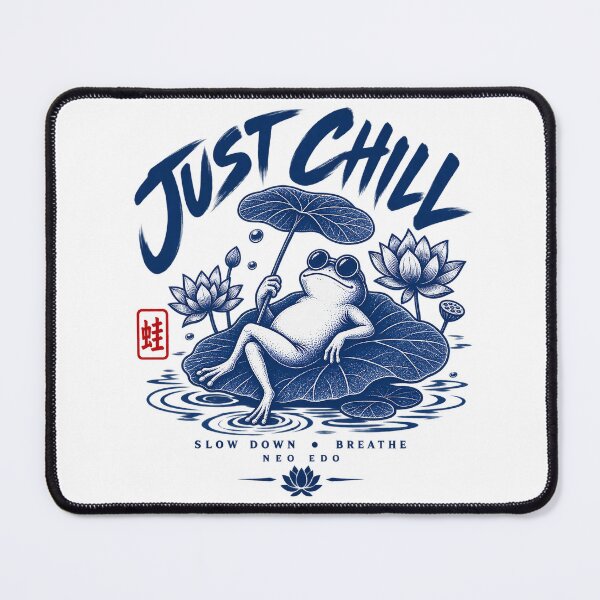 Item preview, Just Chill – Vintage Frog designed and sold by Neo Edo Studio.
