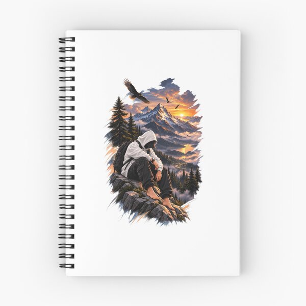 Item preview, Mountain Wanderer – Travel Adventure Sunset designed and sold by WAJIHLZ.