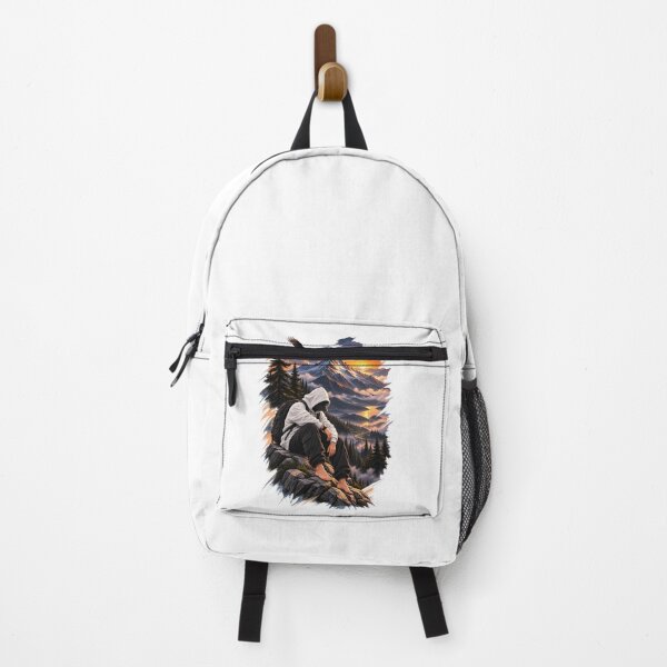 Item preview, Mountain Wanderer – Travel Adventure Sunset designed and sold by WAJIHLZ.