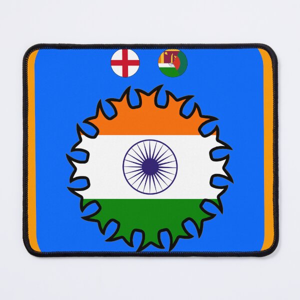 Item preview, India Men's Cricket 2x World Champions - Host Nations Crest (1983, 2011) designed and sold by p-Phictures4.