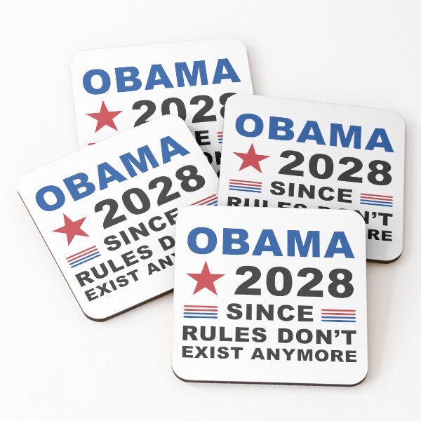 Item preview, Title: Obama 2028 Since Rules Don't Exist Anymore, Funny Political Satire designed and sold by Cchotlan.