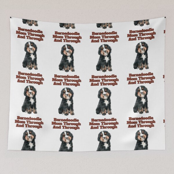 Item preview, Bernedoodle Mom Through And Through Watercolor Design designed and sold by NatureUnleashed.