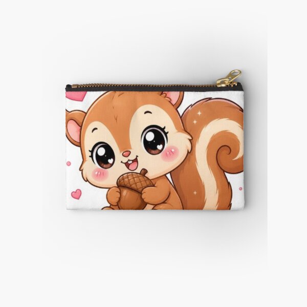Item preview, Cute Kawaii Squirrel Sticker | Adorable Squirrel with Acorn | Cute Woodland Animal Sticker | Kawaii Animal Gift designed and sold by Vegasstickers.