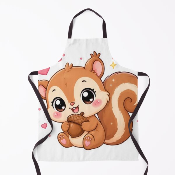 Item preview, Cute Kawaii Squirrel Sticker | Adorable Squirrel with Acorn | Cute Woodland Animal Sticker | Kawaii Animal Gift designed and sold by Vegasstickers.