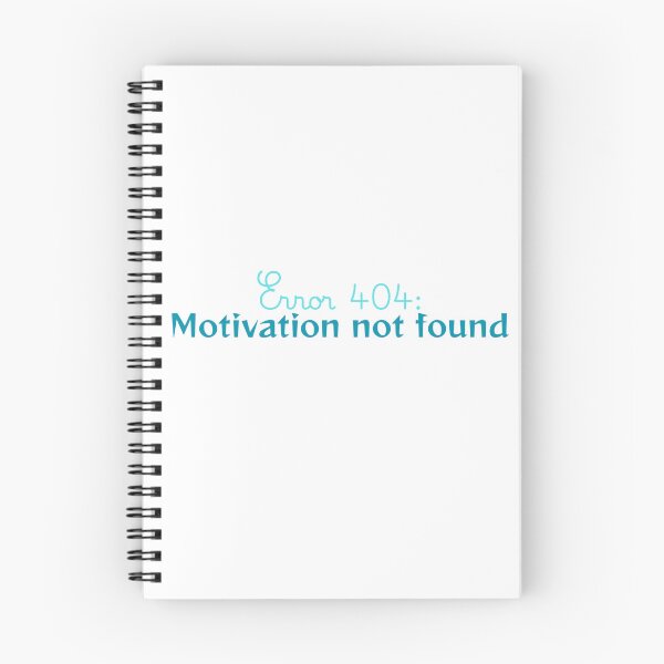Item preview, Error 404 Motivation Not Found Funny System Error Design designed and sold by WordsClub.