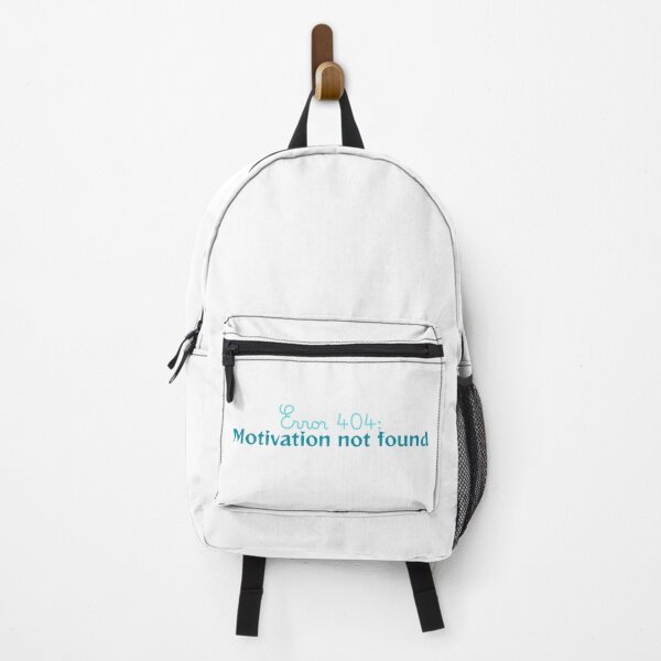 Artikelvorschau, Fehler 404: Motivation nicht gefunden (Witziger Systemfehler im Design) entworfen und verkauft von WordsClub.