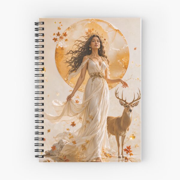 Item preview, Golden Autumn Goddess Fantasy Portrait designed and sold by AtelierHailey.