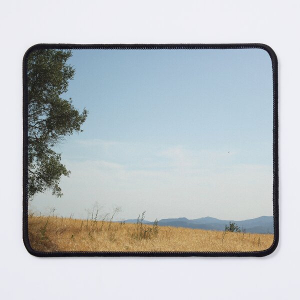 Item preview, Mediterranean Golden Landscape with Tree and Mountains designed and sold by Guim-de-Pablos.