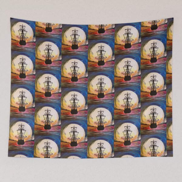 Item preview, Crimson Voyage designed and sold by SquaresArt.