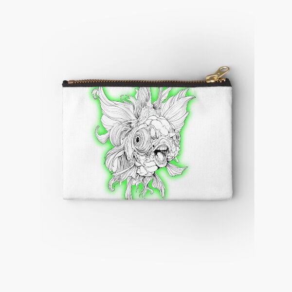 Item preview, Neon Surreal Goldfish Line Art  designed and sold by SiralyInk.
