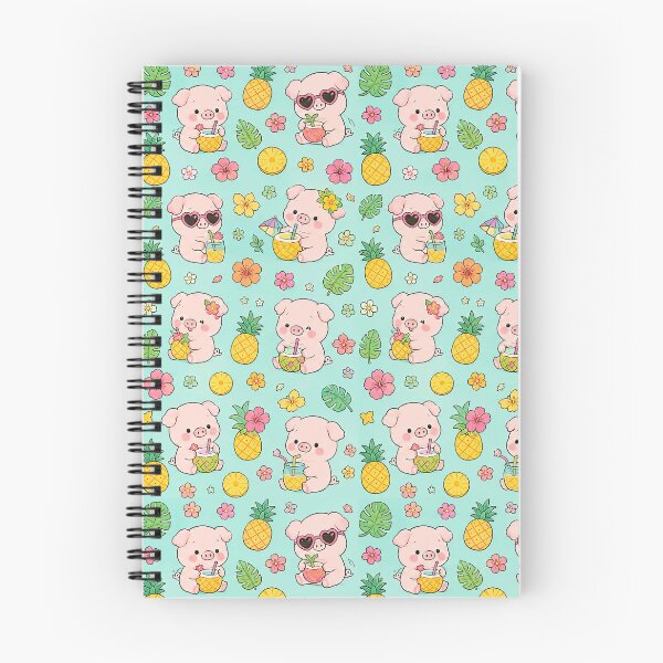 Item preview, Piggy Pineapple Summer Pattern designed and sold by Soft Berry Studio.