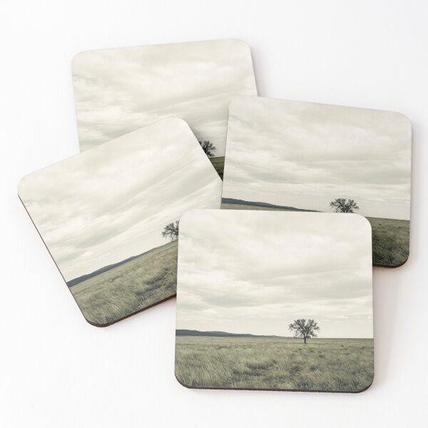 Item preview, Lone Tree – Minimalist Open Field Landscape Photography designed and sold by Zaramodo.