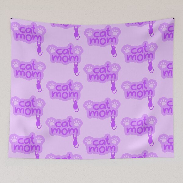 Item preview, cat mom (purple) designed and sold by codename.stickyhand .