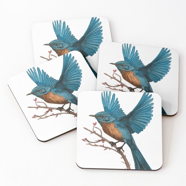 Item preview, Bluebird Watercolor Without Background designed and sold by UnhrriedTrsrs.