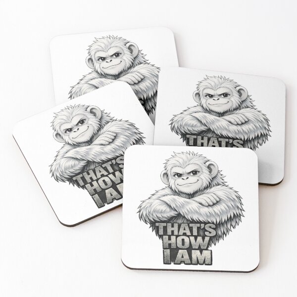 Item preview, That’s How I Am – White Ape Attitude Graphic designed and sold by Cabrasco.