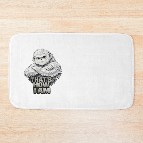 Item preview, That’s How I Am – White Ape Attitude Graphic designed and sold by Cabrasco.