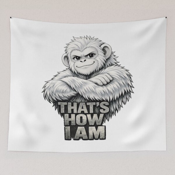 Item preview, That’s How I Am – White Ape Attitude Graphic designed and sold by Cabrasco.