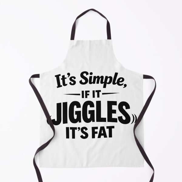 Item preview, If It Jiggles It’s Fat Quote designed and sold by NovaCutCrafts.
