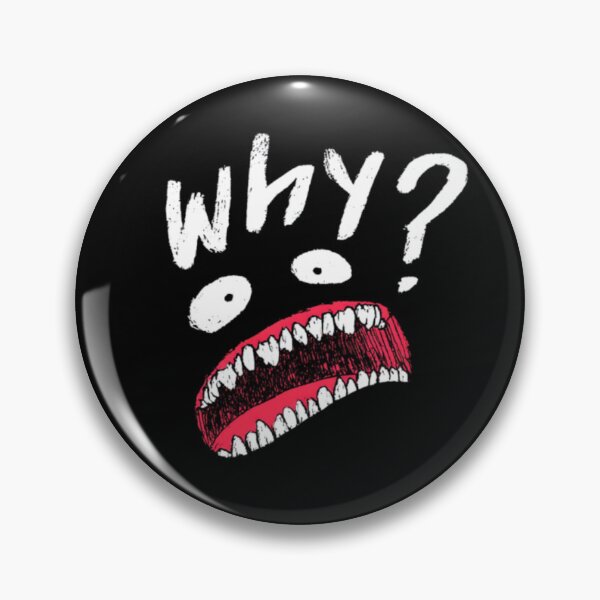 Item preview, WHY? Funny Confused Face – Weird Cartoon Reaction Design designed and sold by casualnature.