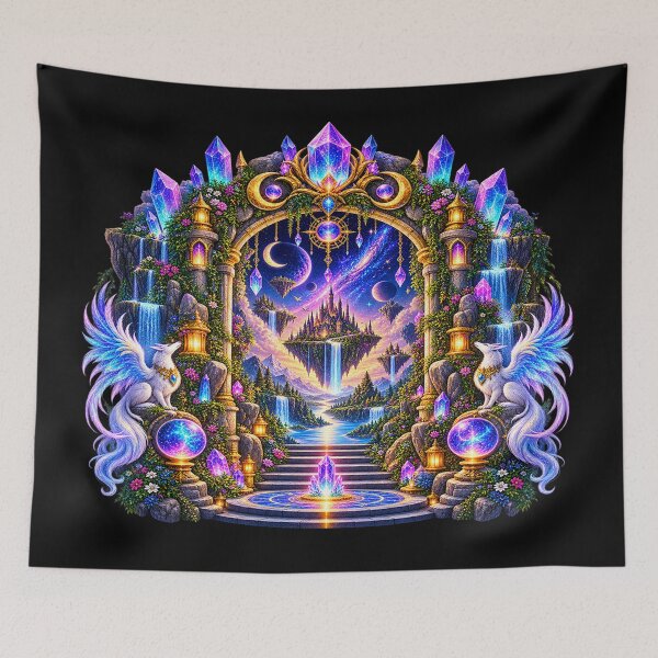 Item preview, Mystic Crystal Portal – Gateway to a Magical Realm designed and sold by TroviTutto.