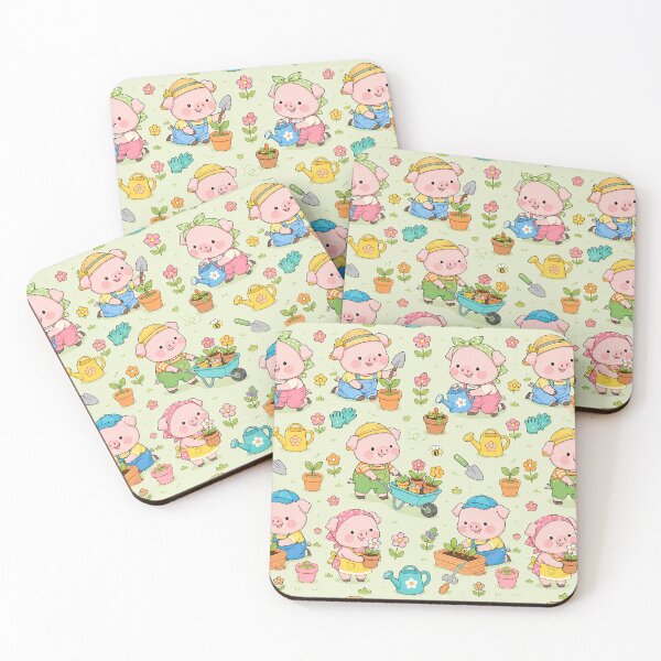 Item preview, Piggy Little Gardener Pattern designed and sold by Soft Berry Studio.