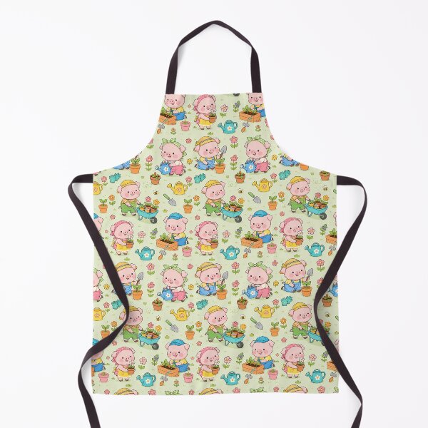 Item preview, Piggy Little Gardener Pattern designed and sold by Soft Berry Studio.