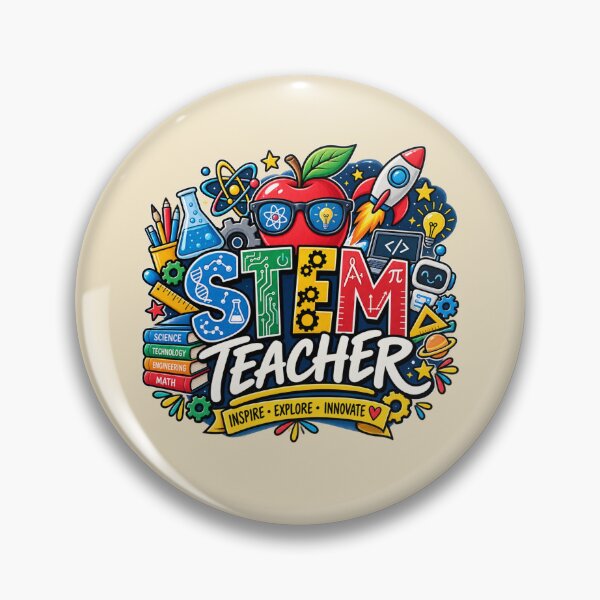 Item preview, STEM Teacher Back To School Gift Inspire Explore Innovate designed and sold by Corvoria.
