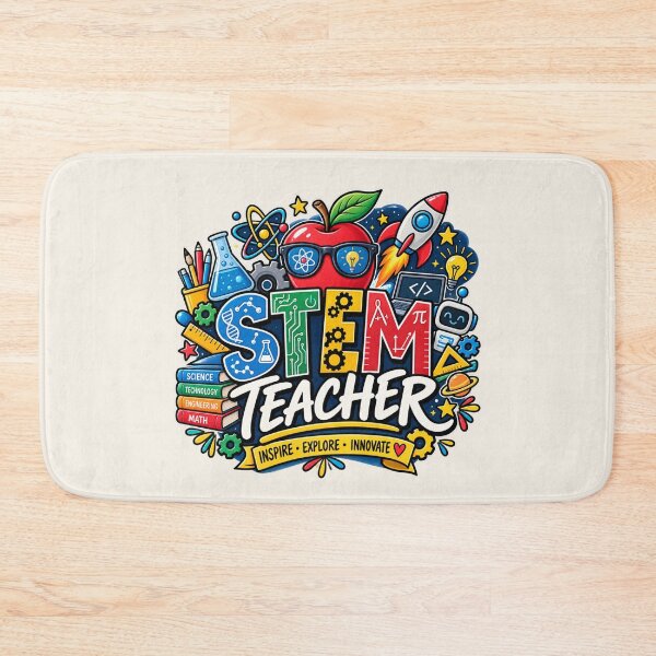 Item preview, STEM Teacher Back To School Gift Inspire Explore Innovate designed and sold by Corvoria.