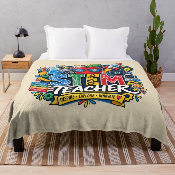 Item preview, STEM Teacher Back To School Gift Inspire Explore Innovate designed and sold by Corvoria.