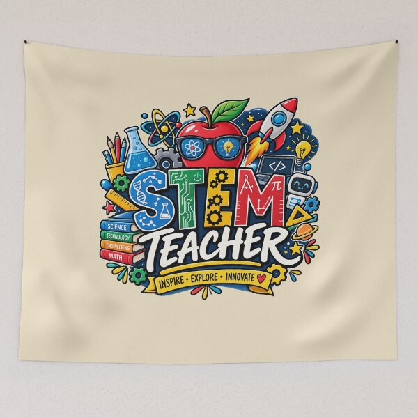 Item preview, STEM Teacher Back To School Gift Inspire Explore Innovate designed and sold by Corvoria.